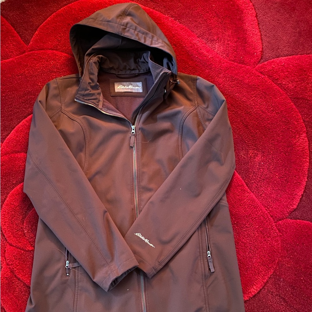 Eddie Bauer mid length lightweight jacket